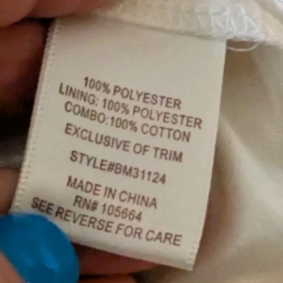 Badgley Mischka Top Skirt Set Cottage Core Bohemian Magnolia Cream Pearl Lace - Picture 11 of 15